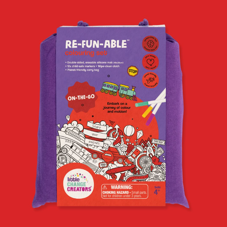 Little Change Creators - Reusable Silicone Colouring Doodle Pack