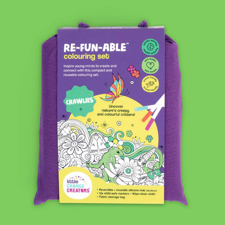 Little Change Creators - Reusable Silicone Colouring Doodle Pack