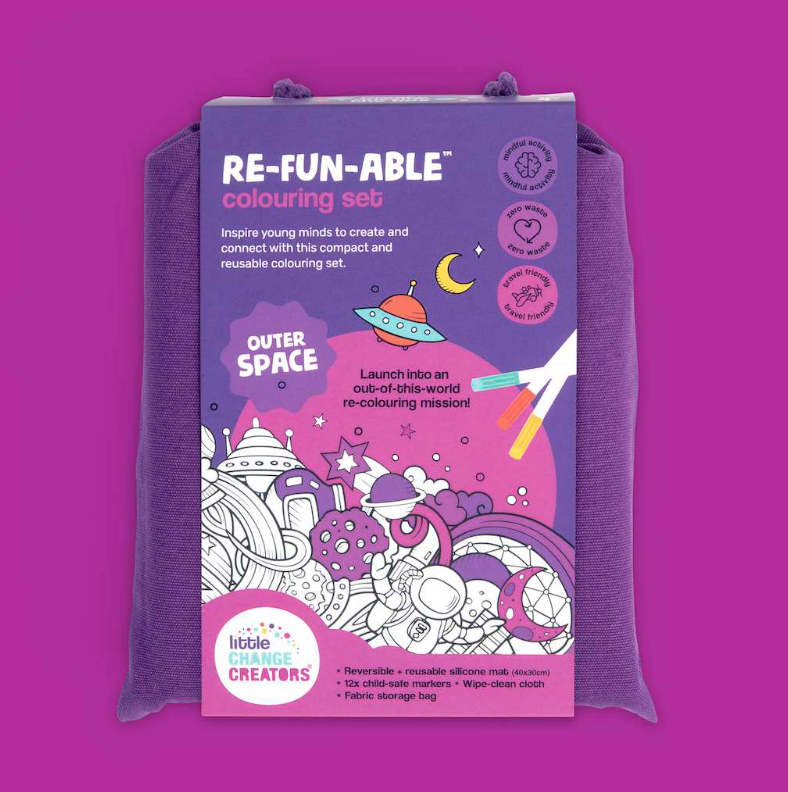 Little Change Creators - Reusable Silicone Colouring Doodle Pack