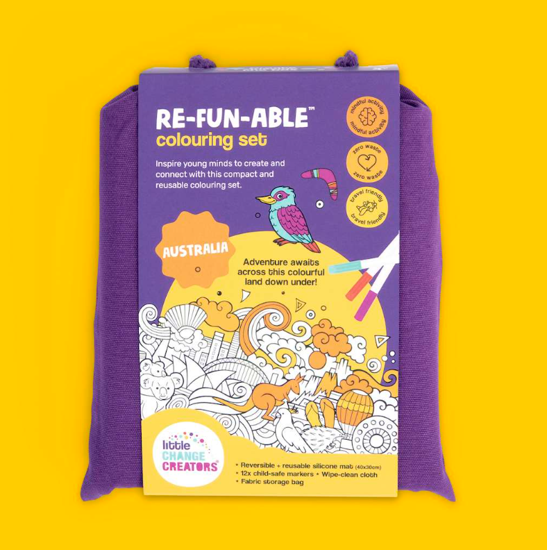 Little Change Creators - Reusable Silicone Colouring Doodle Pack