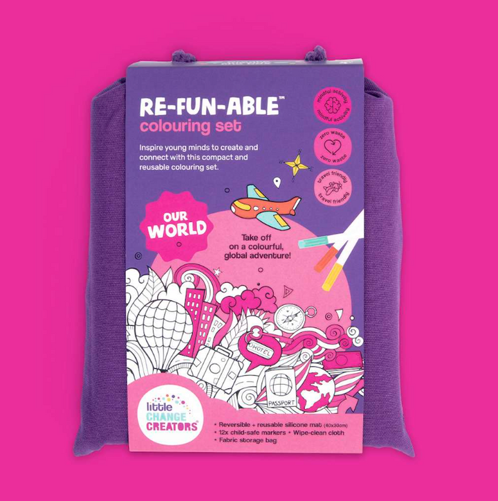 Little Change Creators - Reusable Silicone Colouring Doodle Pack