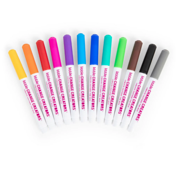 Little Change Creators - Ultra Fine Tip Marker 12pk (For Silicone Mat)