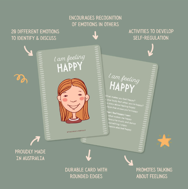 The Creative Sprout - Emotions Cards for Kids