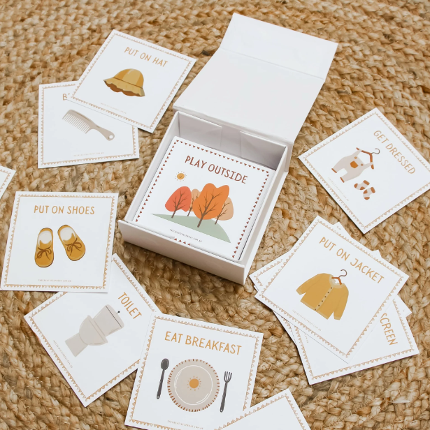 The Creative Sprout - 72 Daily Routine Cards for Kids