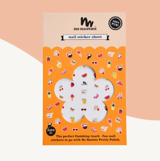 No Nasties Kids | Nail Stickers - Summer | Kids Fun Creative Play ...