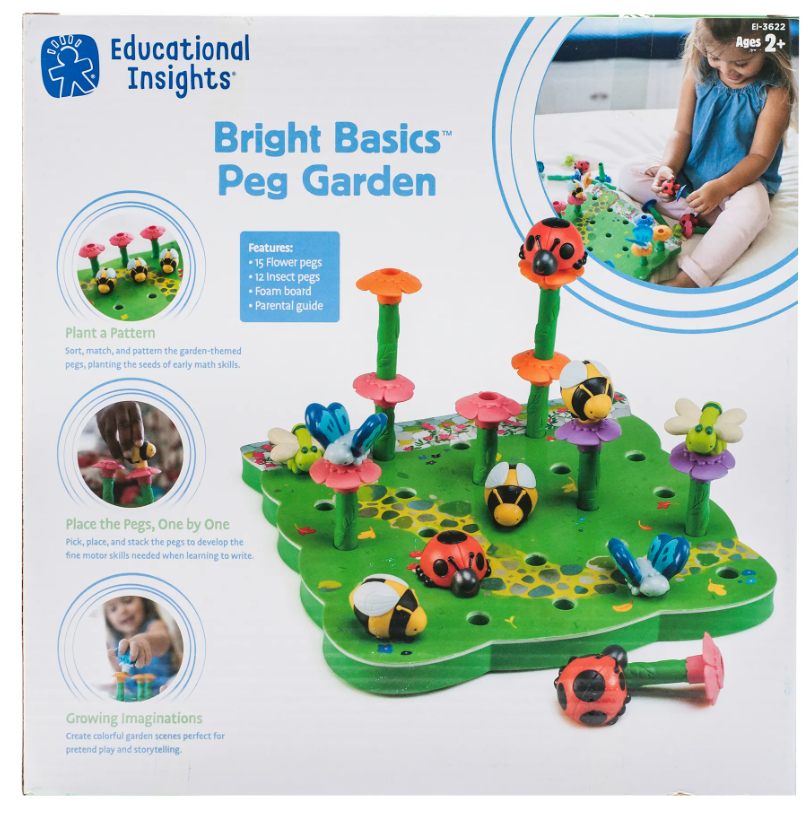 Educational Insights - Bright Basics Peg Garden