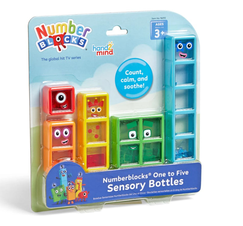 Hand2Mind - Numberblocks One to Five - Sensory Bottles