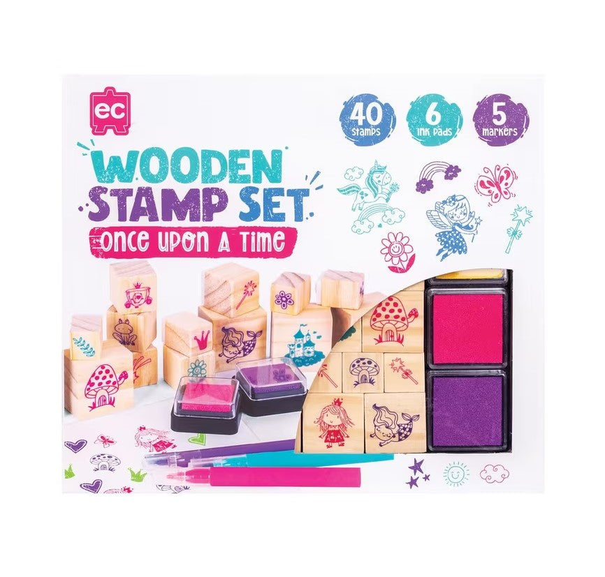 EC - Wooden Stamp Set - Once Upon A Time (51pc)