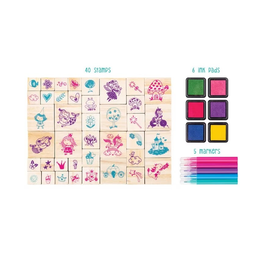 EC - Wooden Stamp Set - Once Upon A Time (51pc)