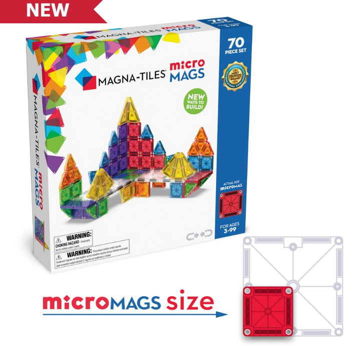 Magna-Tiles - microMAGS 70 Piece Set