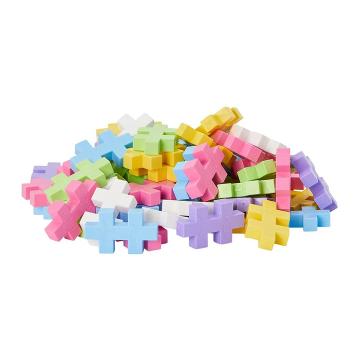 Plus-Plus BIG - Pink Metal Travel Suitcase (70pc Pastel Set)