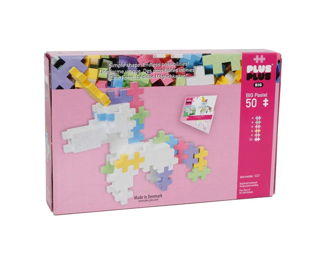 Plus-Plus BIG - Pastel Unicorn 50pc Set