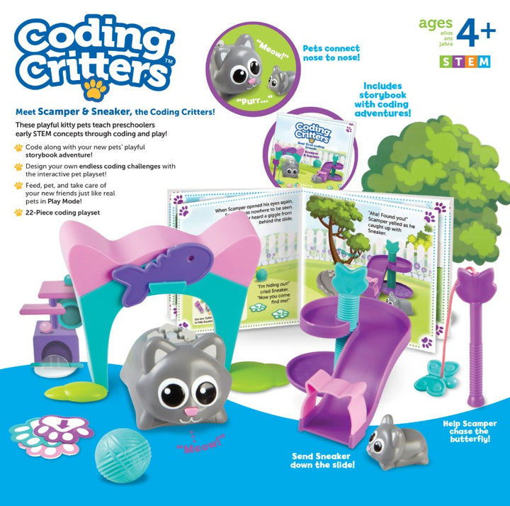 Learning Resources - Coding Critters - Scamper & Sneaker