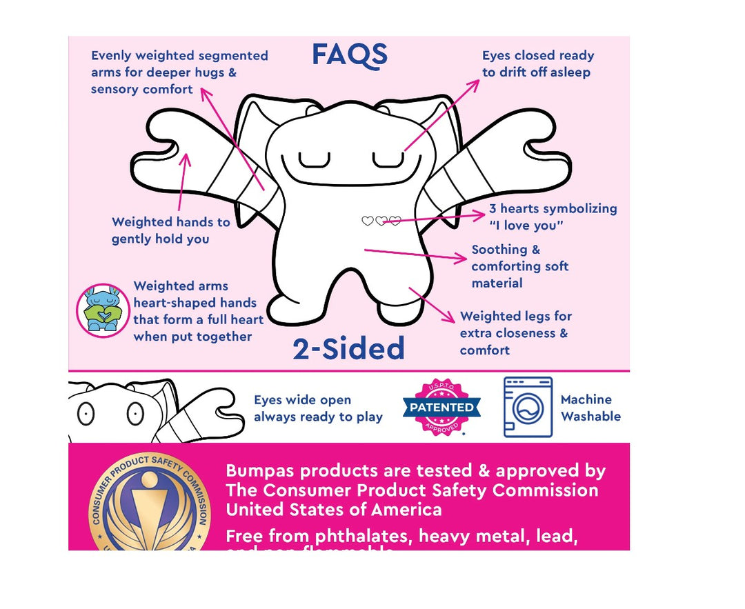 Bumpas - Sprinx the Weighted Plush Teddy (35cm)