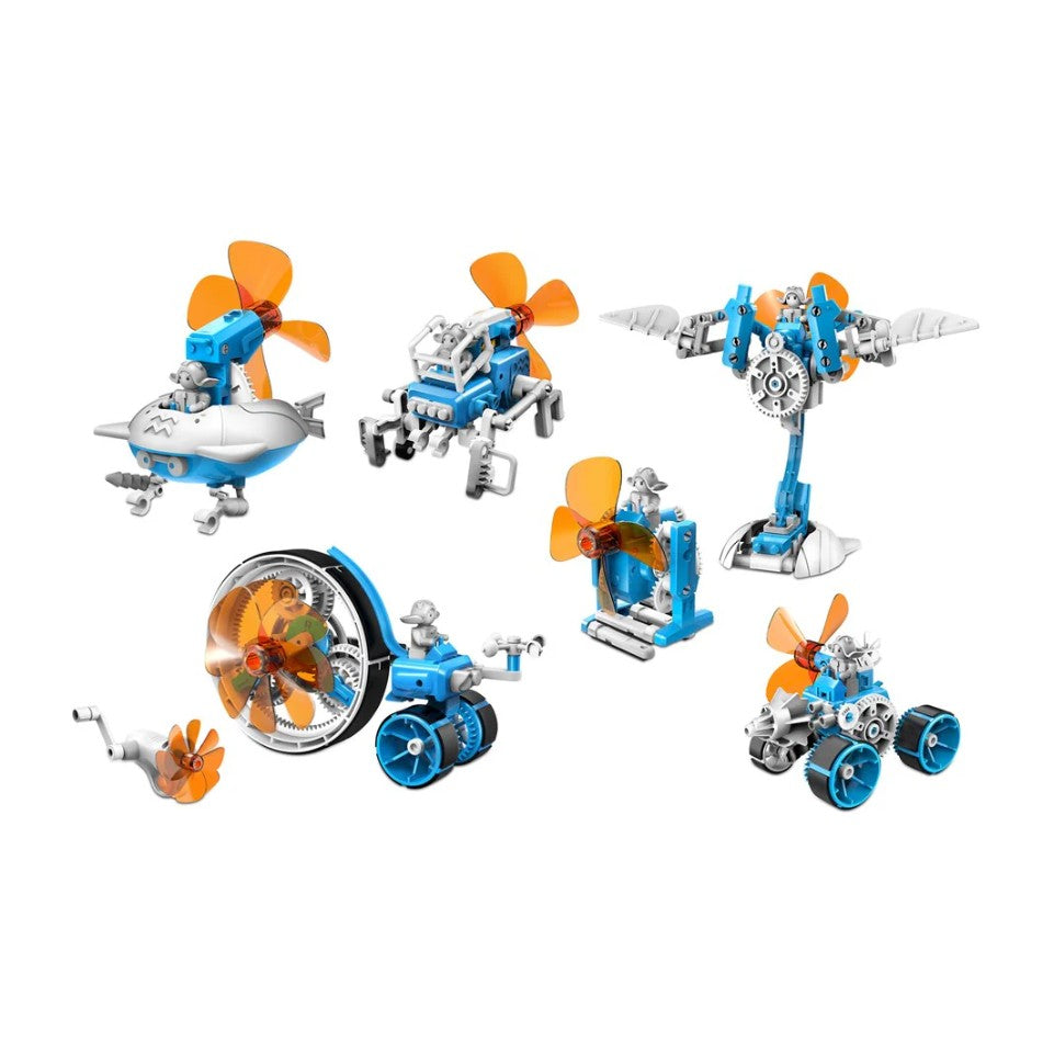 Johnco - 6-in-1 Wind Powered Robot