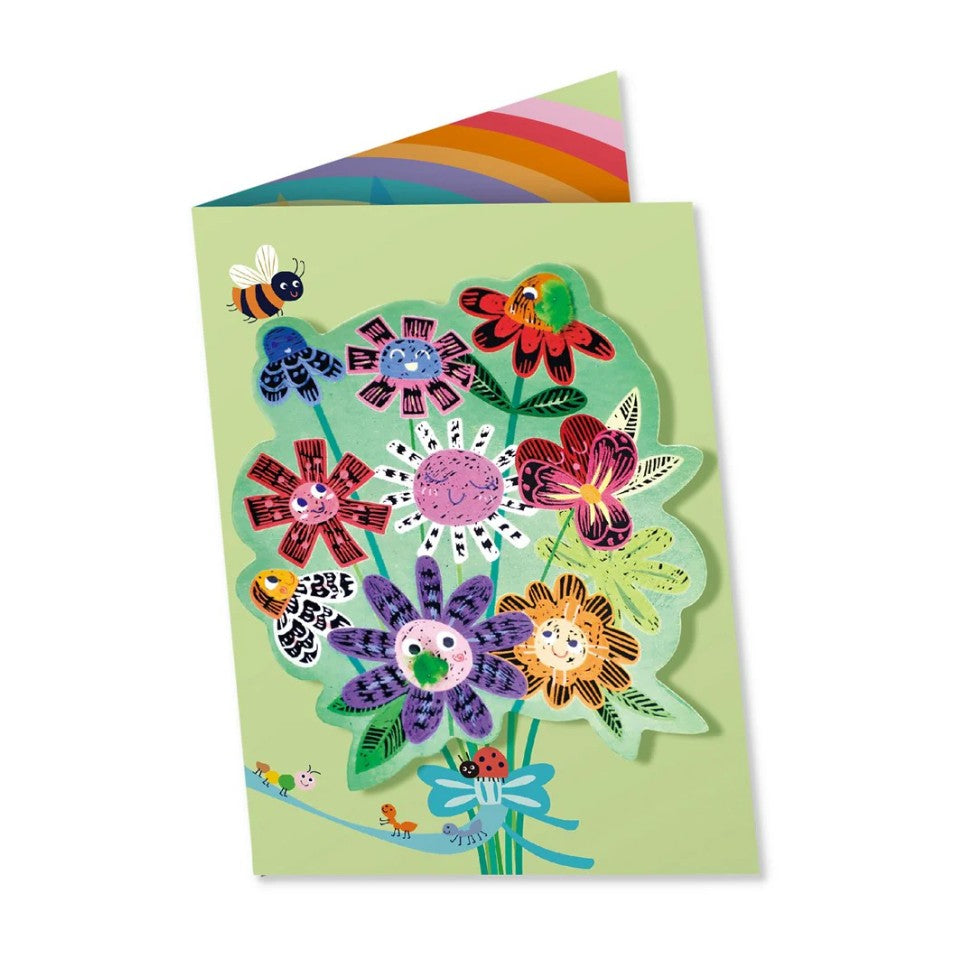 Avenir - Scratch Greeting Cards Set - Flowers