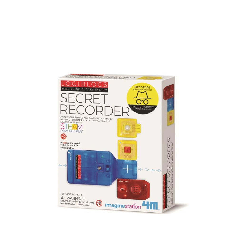 4M - Logiblocs - Secret Recorder Set