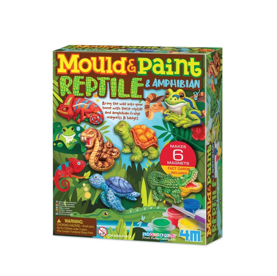 4M - Mould & Paint Kit - Reptile & Amphibian
