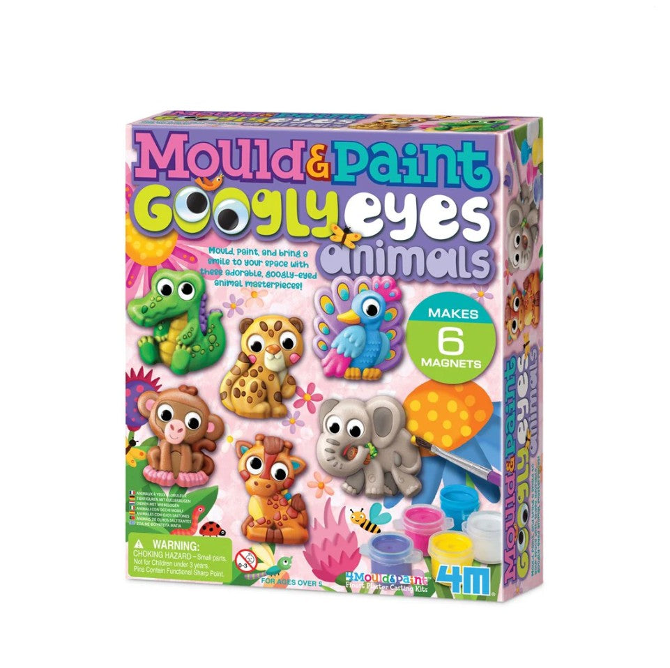 4M - Mould & Paint Kit - Googly Eyes Animals