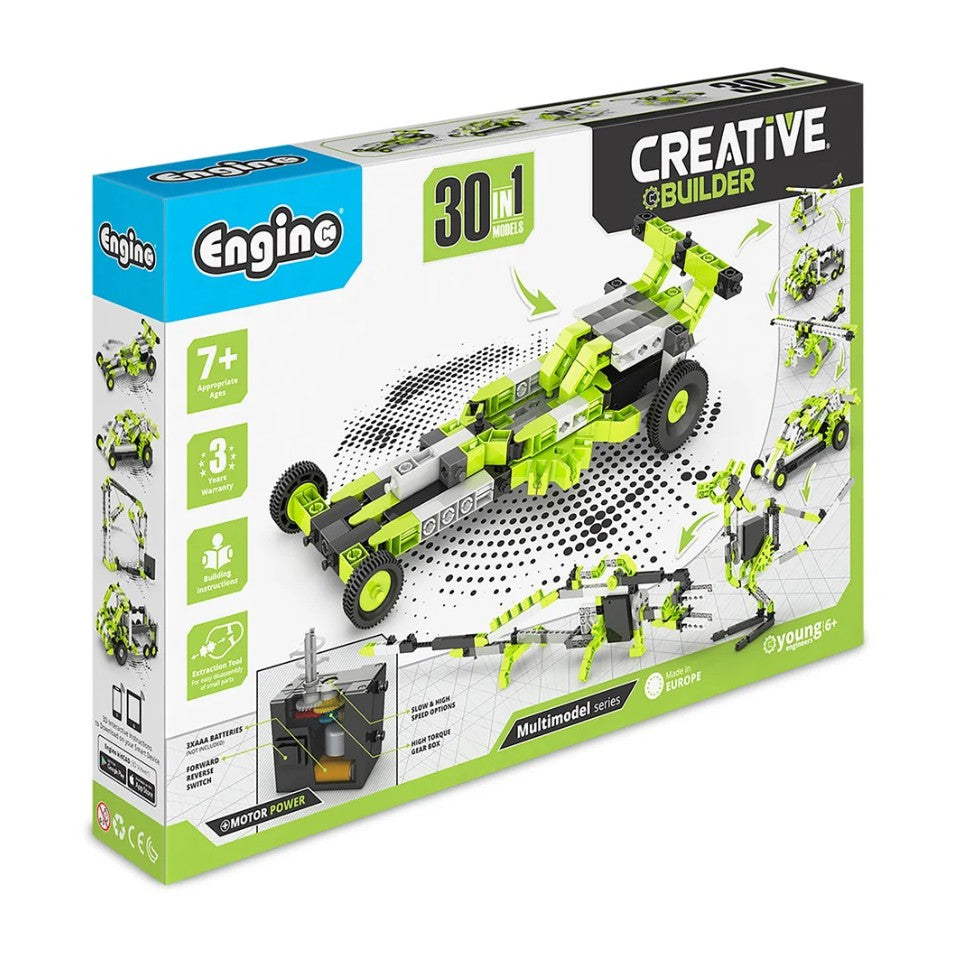 Engino - Creative Builder - 30-in-1 Motorised Multimodel (120pc Set)