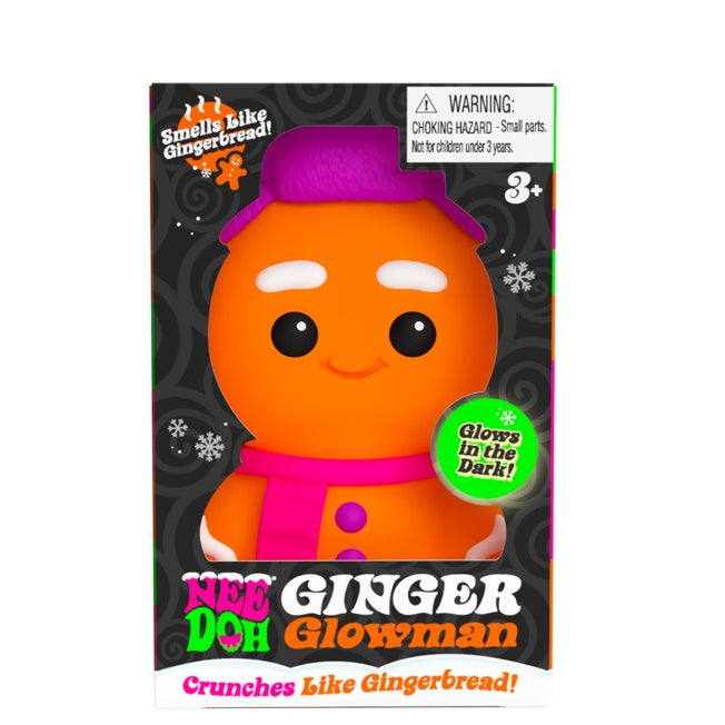 NeeDoh - Christmas Ginger Glowman (Individual)