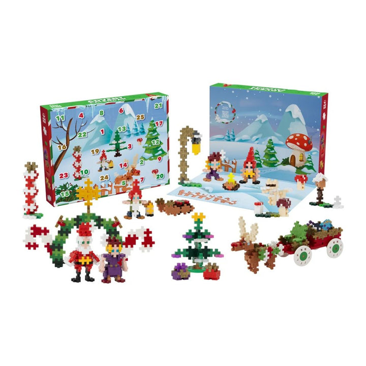 Plus-Plus - Christmas Advent Calendar - Santa's World (600pc)