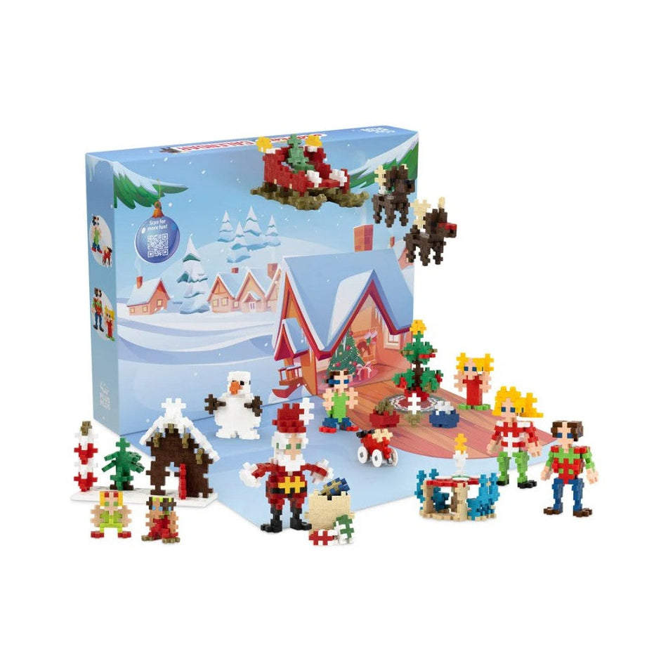 Plus-Plus - Christmas Advent Calendar - Santa's Visit (600pc)