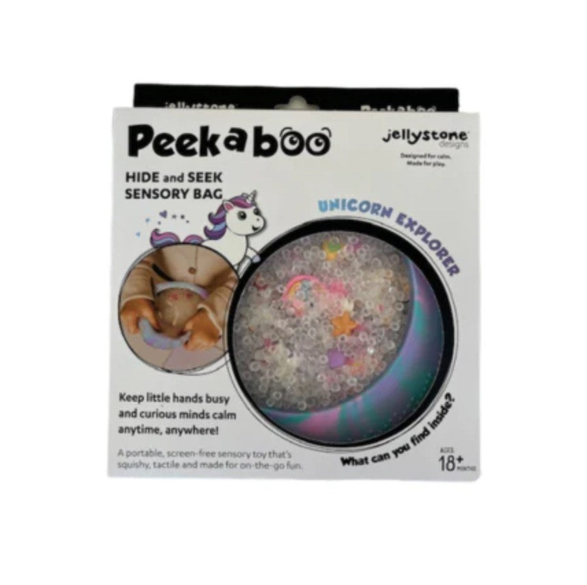 Jellystone - Peekaboo Sensory Bag - Unicorn