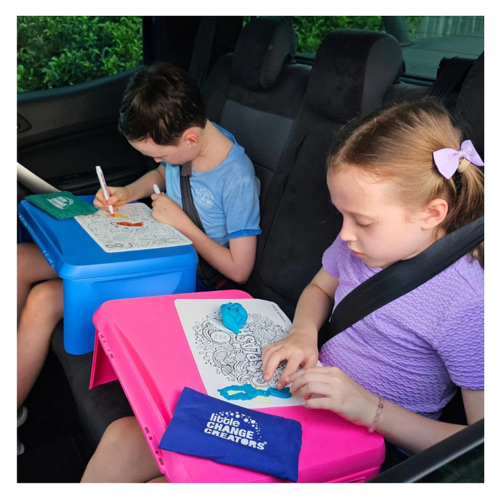 Little Change Creators - SMALL Reusable Silicone Colouring Set - Sealife