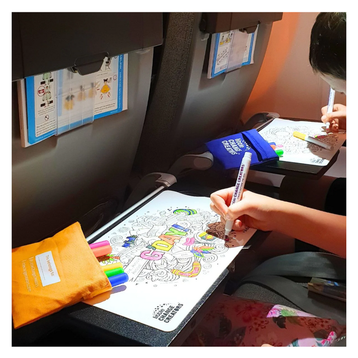 Little Change Creators - SMALL Reusable Silicone Colouring Set - Sealife