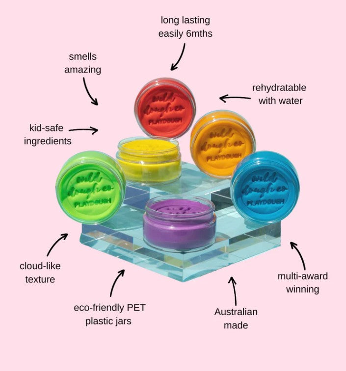 Glitter Scented Playdough - Sunshine Yellow (280g Jar)