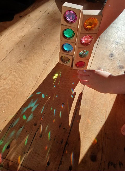 Gem Blocks and Lucite Set (35 pcs)