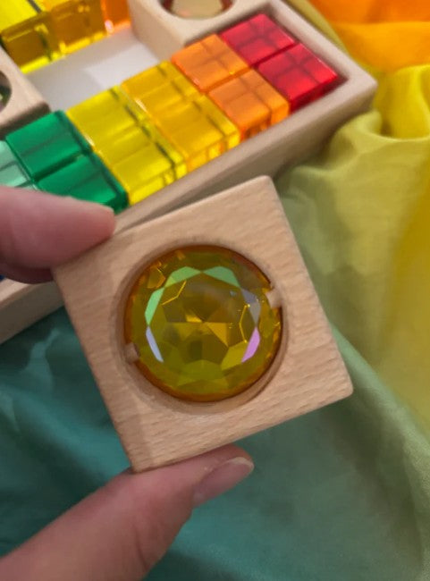 Gem Blocks and Lucite Set (35 pcs)