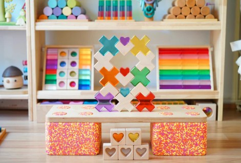 Cross Of Love - Lucite & Block Set (22pc)