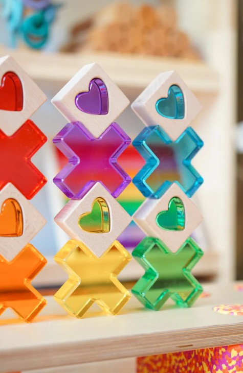 Cross Of Love - Lucite & Block Set (22pc)