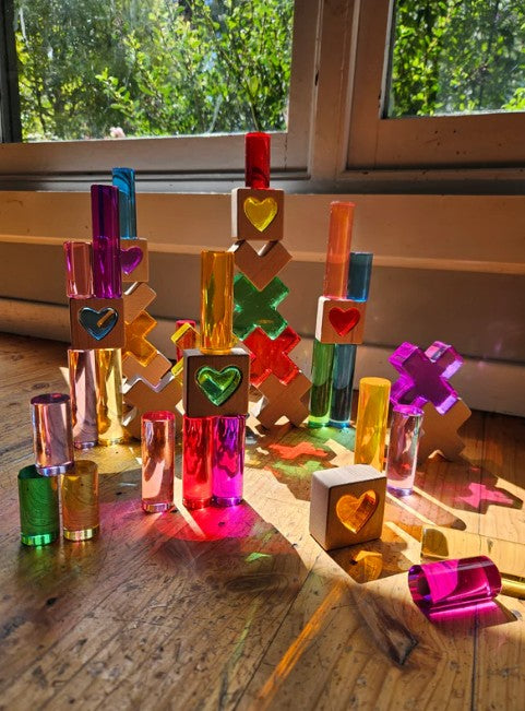 Cross Of Love - Lucite & Block Set (22pc)