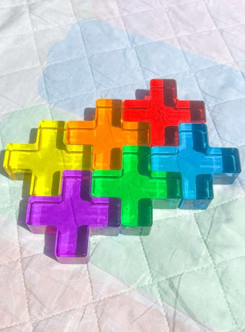 Royal Lucite Crosses Set (6pc)