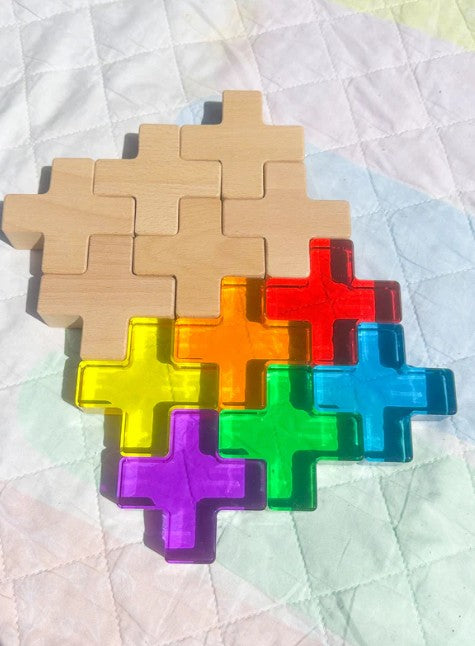 Royal Wooden Crosses Set (6pc)