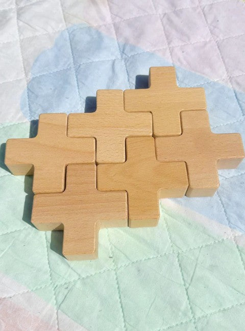 Royal Wooden Crosses Set (6pc)