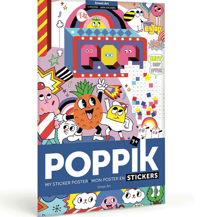 Poppik - Creative Stickers & Large Poster Set - Street Art