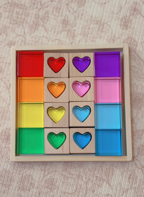 Royal Wonderer - Lucite Wooden Block Set