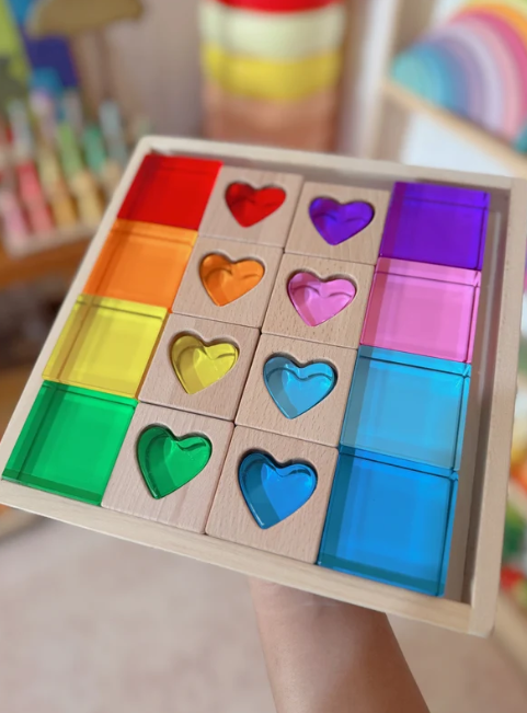Royal Wonderer - Lucite Wooden Block Set