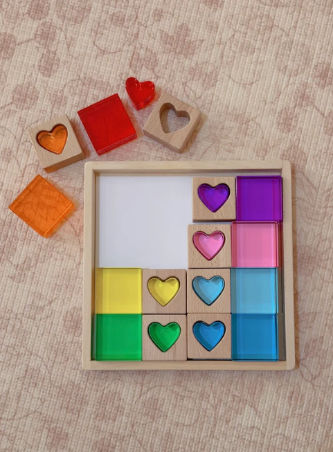 Royal Wonderer - Lucite Wooden Block Set
