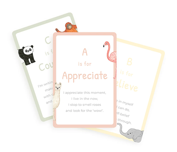 Mindful & Co Kids - A-Z Mindful Affirmation Cards