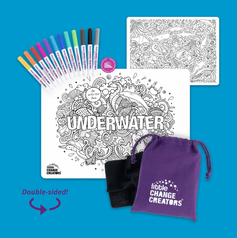 Little Change Creators - Reusable Silicone Colouring Doodle Pack