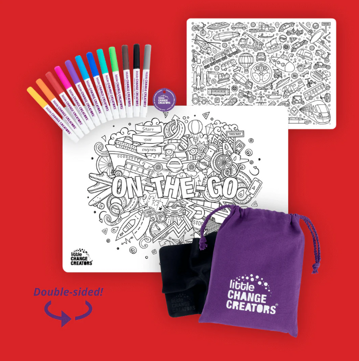 Little Change Creators - Reusable Silicone Colouring Doodle Pack