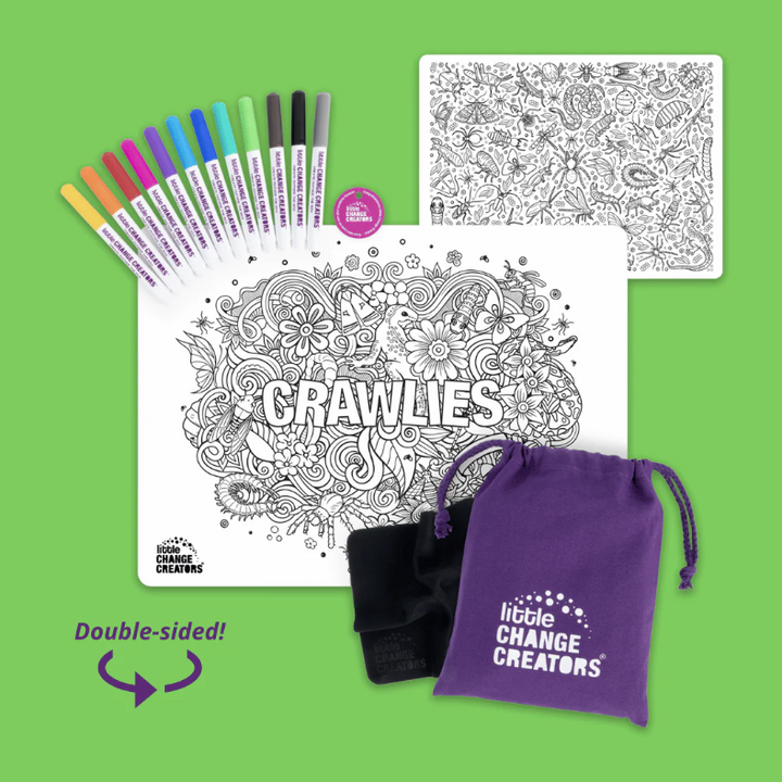 Little Change Creators - Reusable Silicone Colouring Doodle Pack