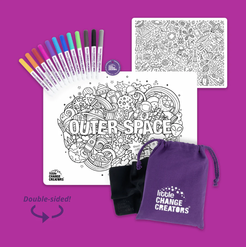 Little Change Creators - Reusable Silicone Colouring Doodle Pack