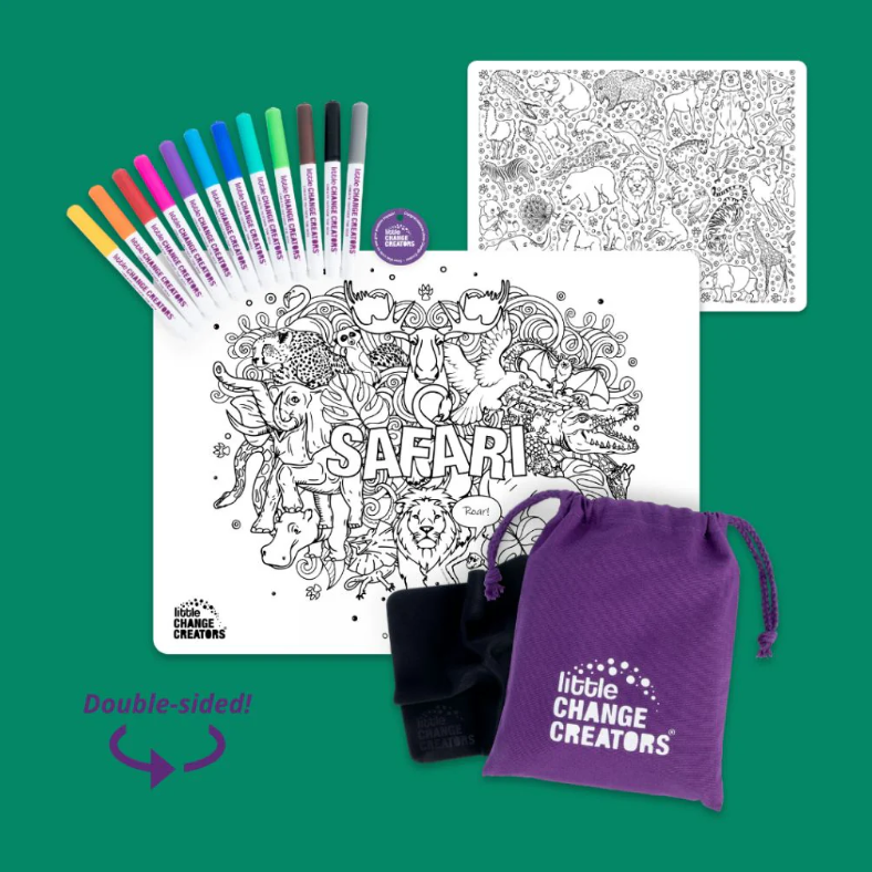 Little Change Creators - Reusable Silicone Colouring Doodle Pack