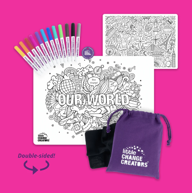 Little Change Creators - Reusable Silicone Colouring Doodle Pack